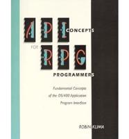 Api Concepts for Rpg Programmers