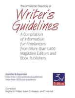 The American Directory of Writer's Guidelines