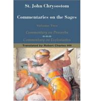 St. John Chrysostom Commentaries on the Sages