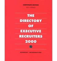 The Directory of Executive Recruiters 2000