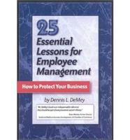 25 Essential Lessons for Employee Management