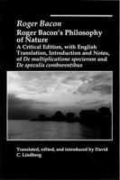 Roger Bacon's Philosophy of Nature