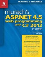 Murach's ASP.NET 4.5 Web Programming With C- 2012