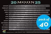 2025 Moon Calendar Card (40 Pack)
