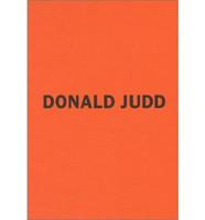 Donald Judd, 1955-1968