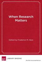 When Research Matters