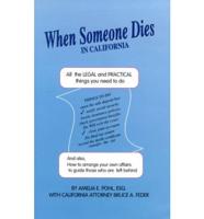 When Someone Dies in California