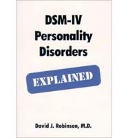 Dsm-IV Personality Disorders