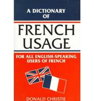 A Dictionary of French Usage