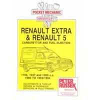 Pocket Mechanic for Renault Extra Van and Renault 5 Petrol Models,1989 to 1993
