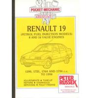 Renault 19, Fuel Injection, to 1994