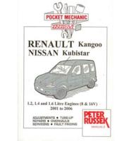 Renault Kangoo II, Petrol Models 1.2, 1.4 and 1.6 Litre Engine, 8 and 16 Va