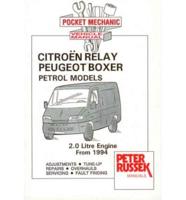 Citroen Relay Petrol Models, 1994 to 2001