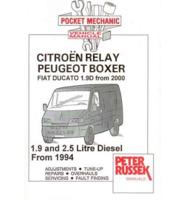 Citroen Relay, Peugeot Boxer, Fiat Ducato 1.9D from 2000