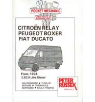 Citroen Relay Diesel Model, to 2001, 2.8 Hdi Turbodiesel