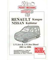 Renault Kangoo II, Diesel Models, 1.5 and 1.9 Litre DCi Models to 2006