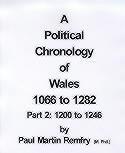 A Political Chronology of Wales