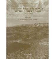 Reports from the Survey of the Dakhleh Oasis, Western Desert of Egypt, 1977-1987