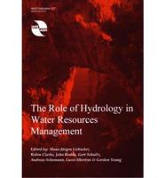 The Role of Hydrology in Water Resources Management