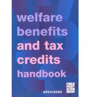 Welfare Benefits and Tax Credits Handbook