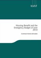 Housing Benefit and the Emergency Budget of June 2010