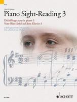 Piano Sight-Reading 3/Dechiffrage Pour Le Piano 3/Vom-Blatt-Spiel Auf Dem Klavier 3