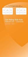 Gas Rating Slide Rule