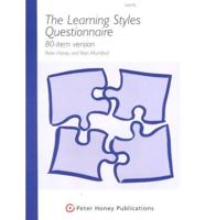 The Learning Styles Questionnaire