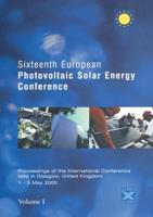 Sixteenth European Photovoltaic Solar Energy Conference