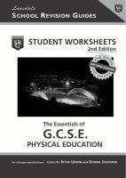The Essentials of G.C.S.E. Physical Education Student Worksheets