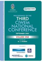 Proceedings of the CIWEM and Aqua Enviro Technology Transfer Third National Conference