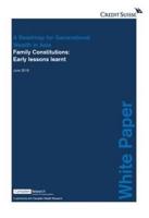 Family Constitutions