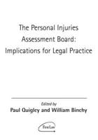 The Personal Injuries Assessment Board Act 2003