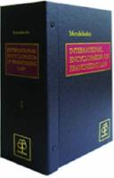 International Encyclopedia of Franchising Law