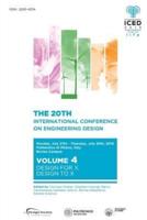 Proceedings of the 20th International Conference on Engineering Design (Iced 15) Volume 4