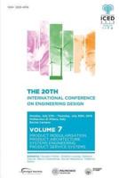 Proceedings of the 20th International Conference on Engineering Design (Iced 15) Volume 7