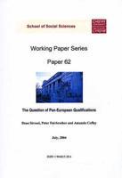 The Question of Pan-European Qualifications