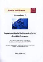 Evaluation of Equity Training and Advocacy Grant Pilot Programme