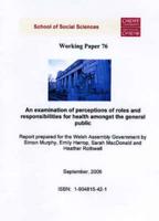 An Examination of Perceptions of Roles and Responsibilities for Health Amongst the General Public