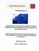 Organisational Roles and Responsibilities for Health