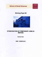 Ethnicisation of Temporary Jobs in Britain