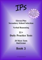 11+ Verbal Reasoning Daily Practice Tests Book 3