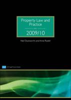 Property Law and Practice 2009/2010