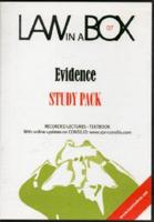 Evidence Law in a Box. Study Pack