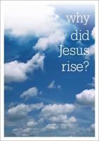 Why Did Jesus Rise? (Access for All)