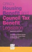 CPAG's Housing Benefit and Council Tax Benefit Legislation