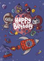 Happy Birthday - Space