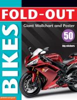 Fold-Out Poster Sticker Book: Bikes