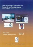 Research Conference Journal. Volume III 2013