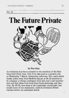 Noted Without Comment 2 - The Future Private